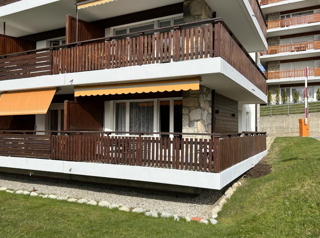 Bel Appartement 3 Pieces Au Pied Des Pistes De Ski Crans-Montana Buitenkant foto